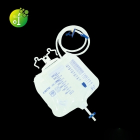 Urine meter drainage bag (double chambers)